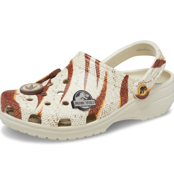 Crocs Jurassic World Park Clog Universal Men 10 Women 12 NWT (No Jibbitz) RARE - Picture 1 of 6